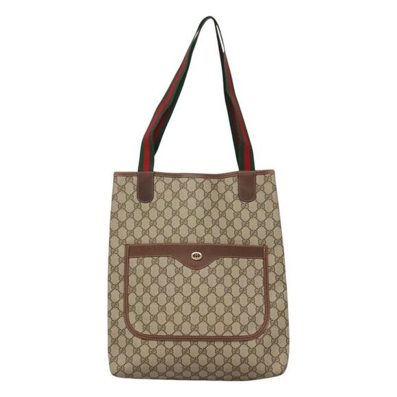 Pre Loved gucci Women Beige Tote Bags - Picture 2 of 8